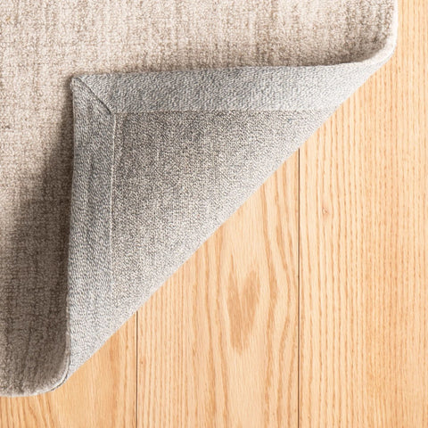Crosshatch Ivory Hand Micro Hooked Wool Rug - DA1004 - 10x14