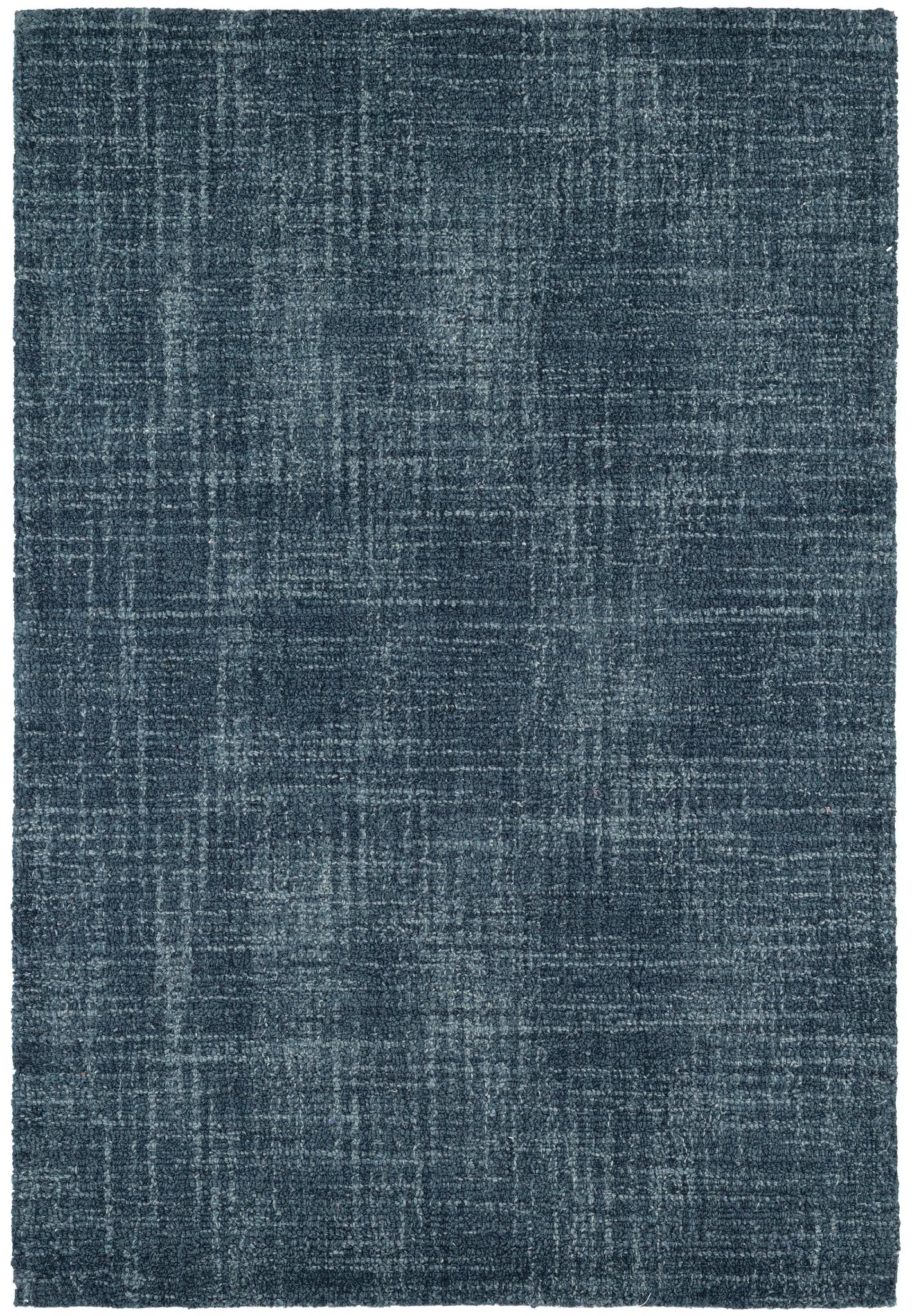 Crosshatch Denim Hand Micro Hooked Wool Rug - DA1005 - 10x14