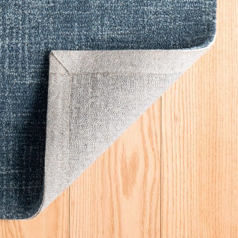 Crosshatch Denim Hand Micro Hooked Wool Rug - DA1005 - 10x14