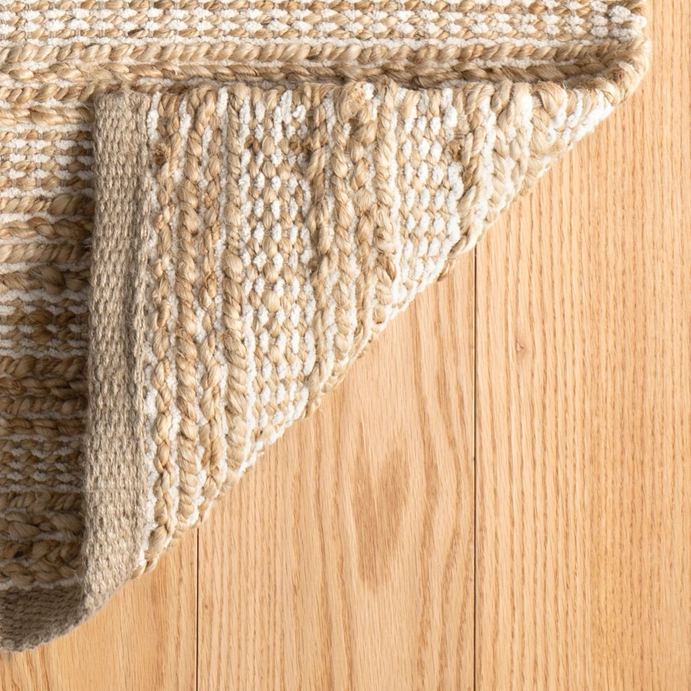 Simba Ivory Handwoven Jute Rug - DA1017 - 10x14