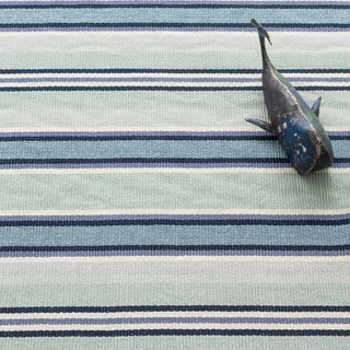 Barbados Stripe Handwoven Cotton Rug - DA1024 - Runner-2.5x12