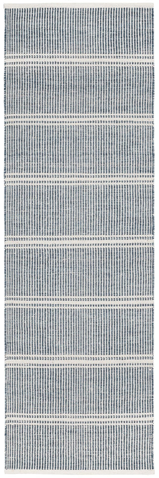 Malta Blue Handwoven Wool Rug - DA1026 - Runner-2.5x8