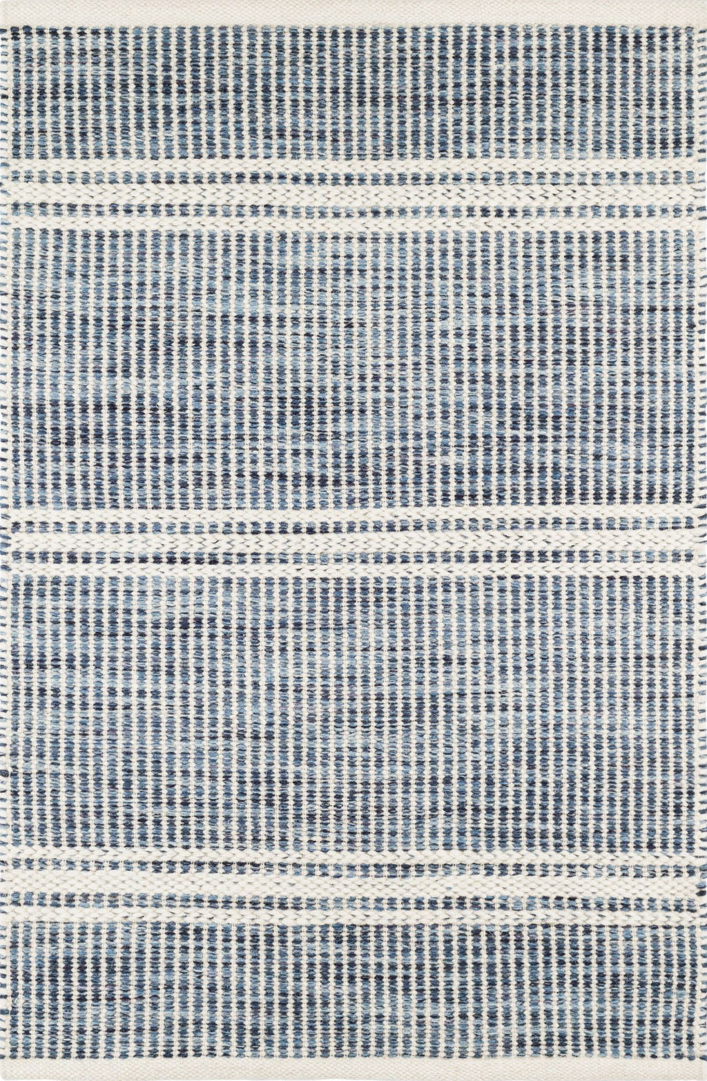 Malta Blue Handwoven Wool Rug - DA1026 - 10x14