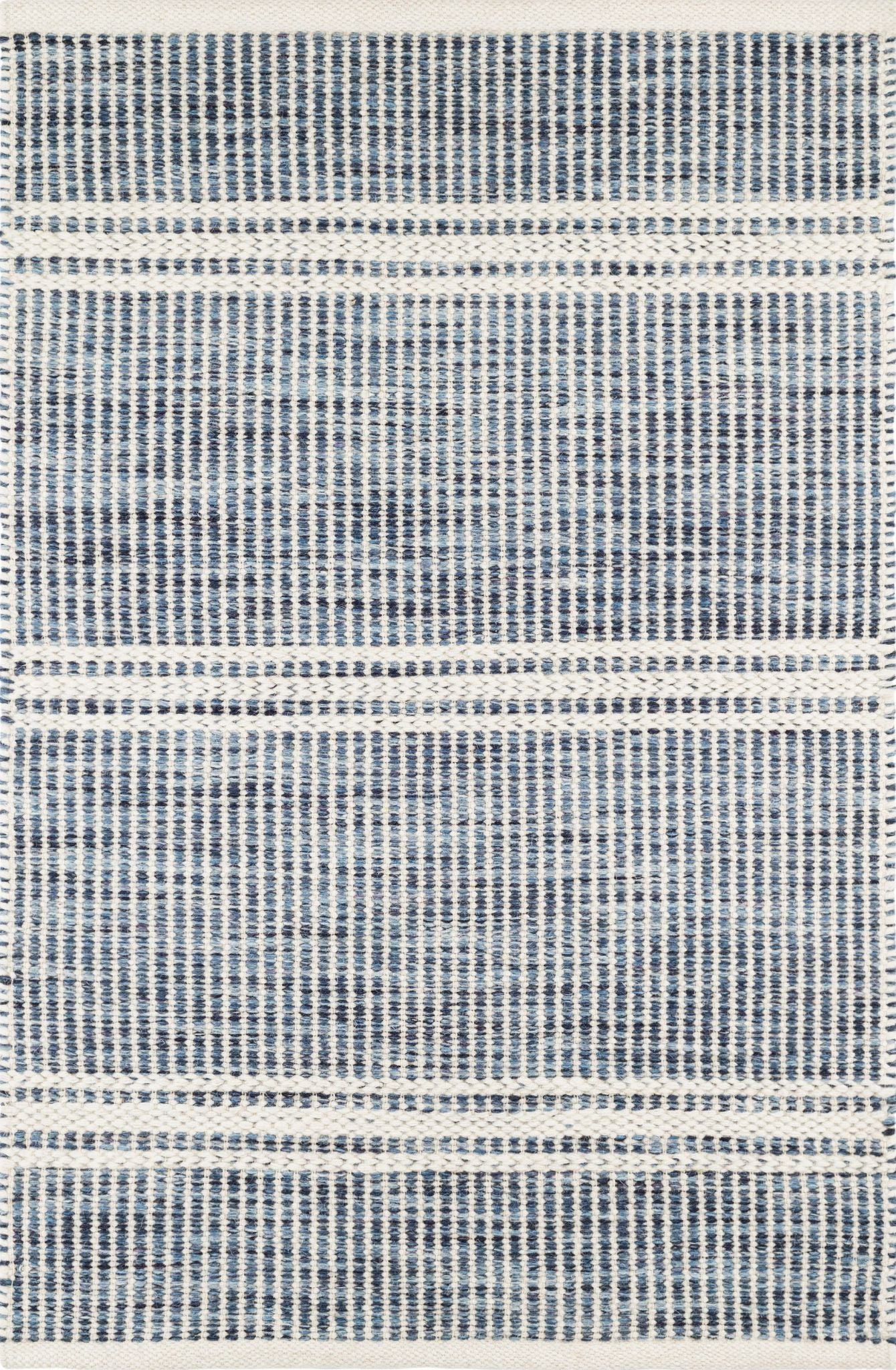 Malta Blue Handwoven Wool Rug - DA1026 - 10x14
