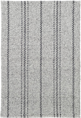 Melange Stripe Grey/Black Handwoven Indoor/Outdoor Rug - DA1028 - 10x14