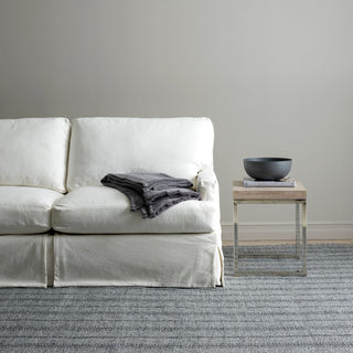 Melange Stripe Grey/Black Handwoven Indoor/Outdoor Rug - DA1028 - 10x14