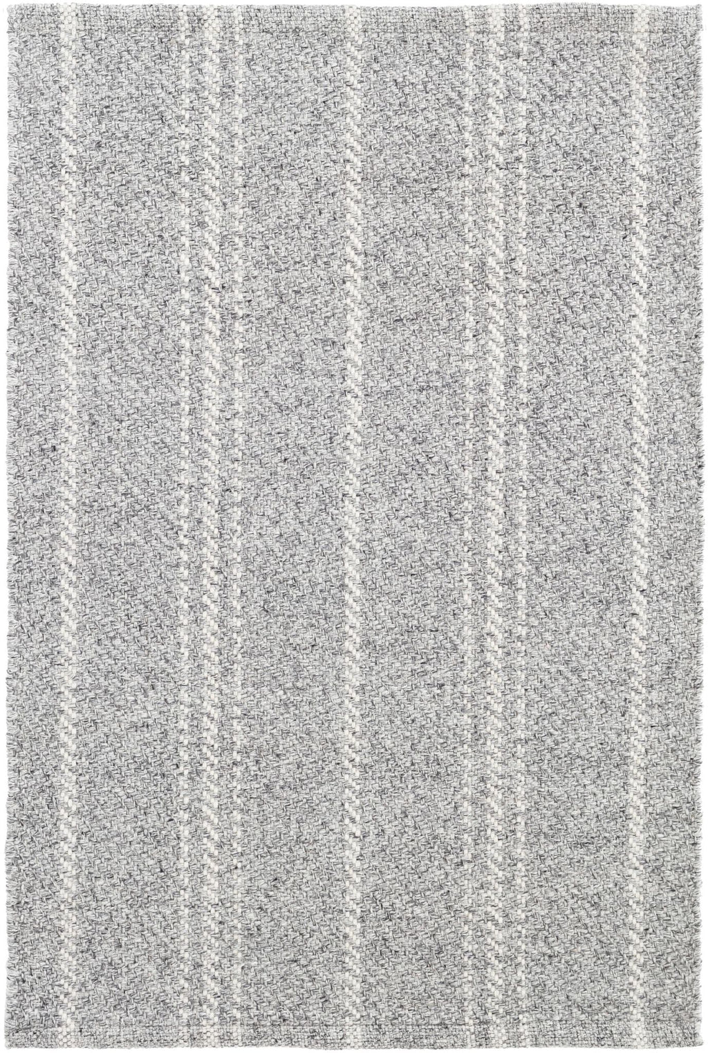 Melange Stripe Grey/Ivory Handwoven Indoor/Outdoor Rug - DA1029 - 10x14