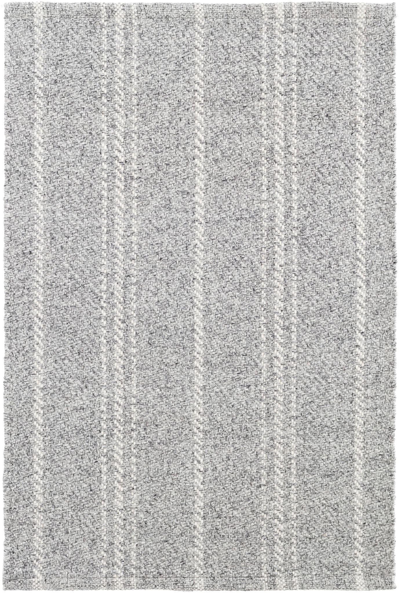 Melange Stripe Grey/Ivory Handwoven Indoor/Outdoor Rug - DA1029 - 10x14