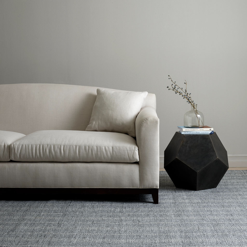 Melange Stripe Grey/Ivory Handwoven Indoor/Outdoor Rug - DA1029 - 10x14