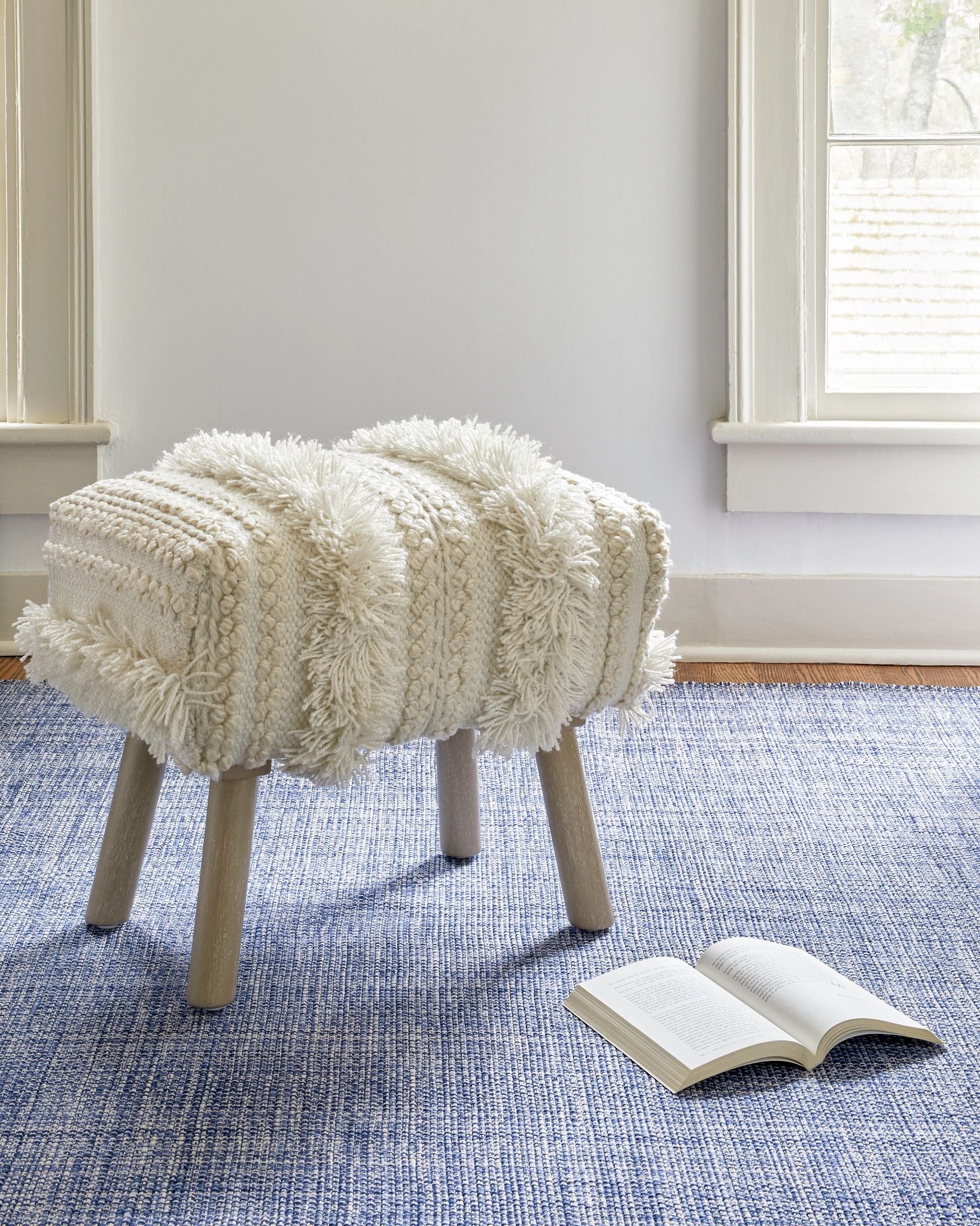 Fusion Blue Handwoven Indoor/Outdoor Rug - DA1056 - 10x14