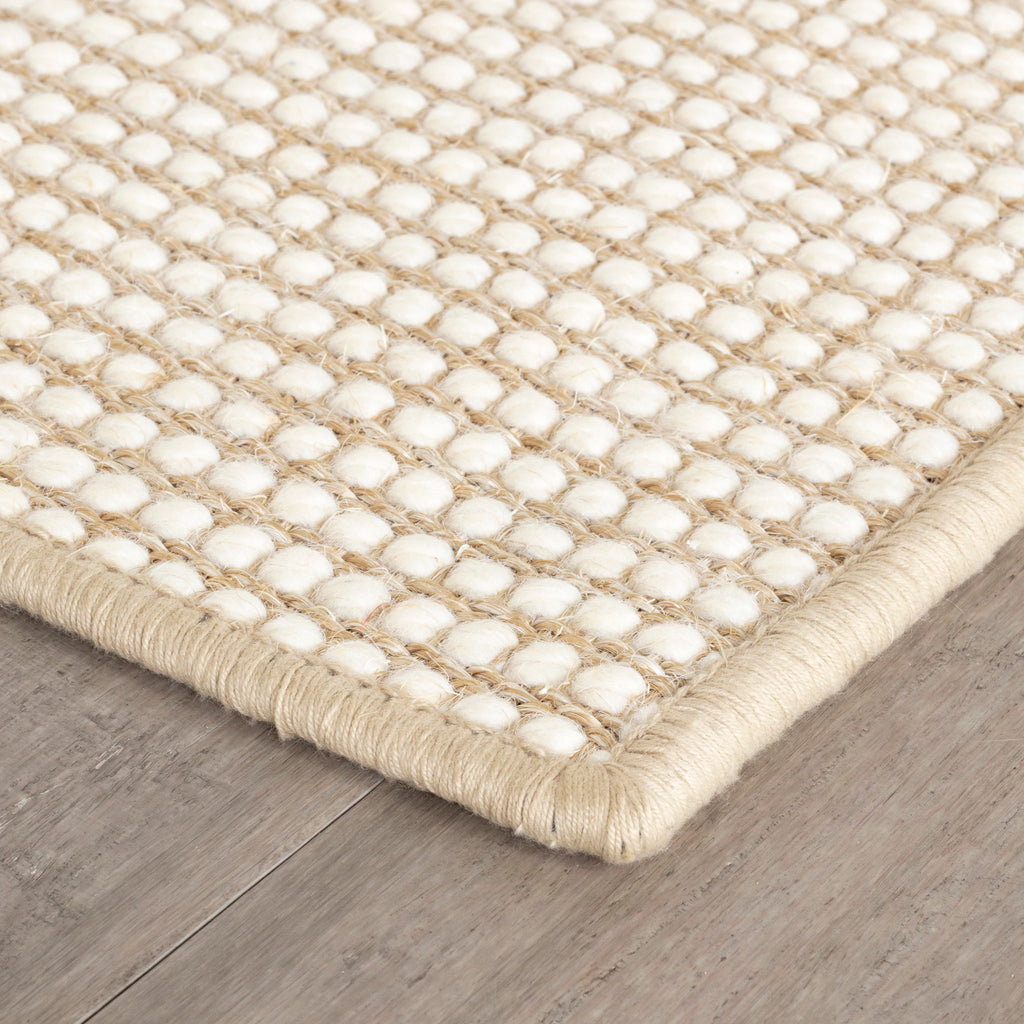 Pixel Wheat Woven Sisal/Wool Rug - DA1062 - 10x14
