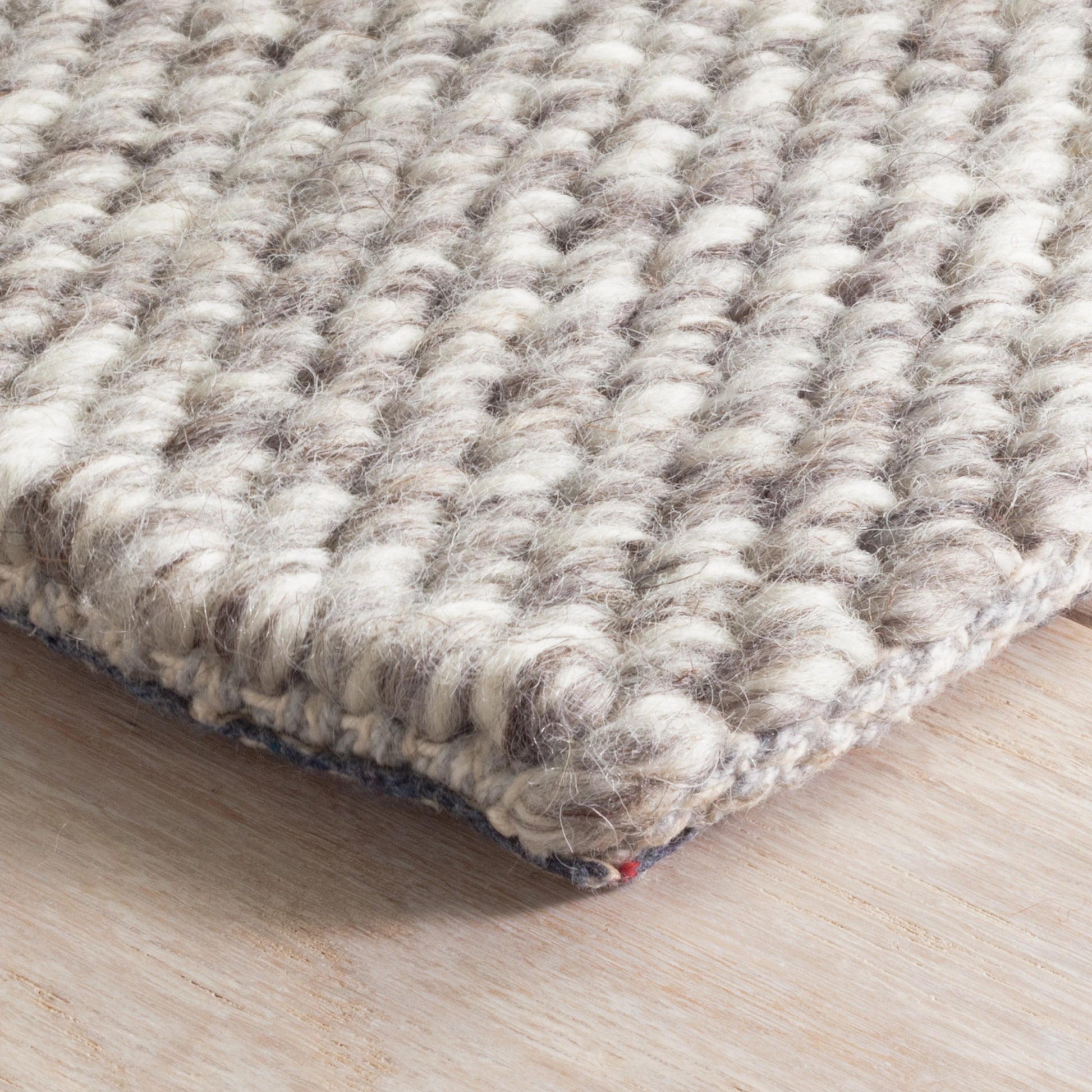 Loggia Grey Handwoven Wool Rug - DA1068 - 10x14