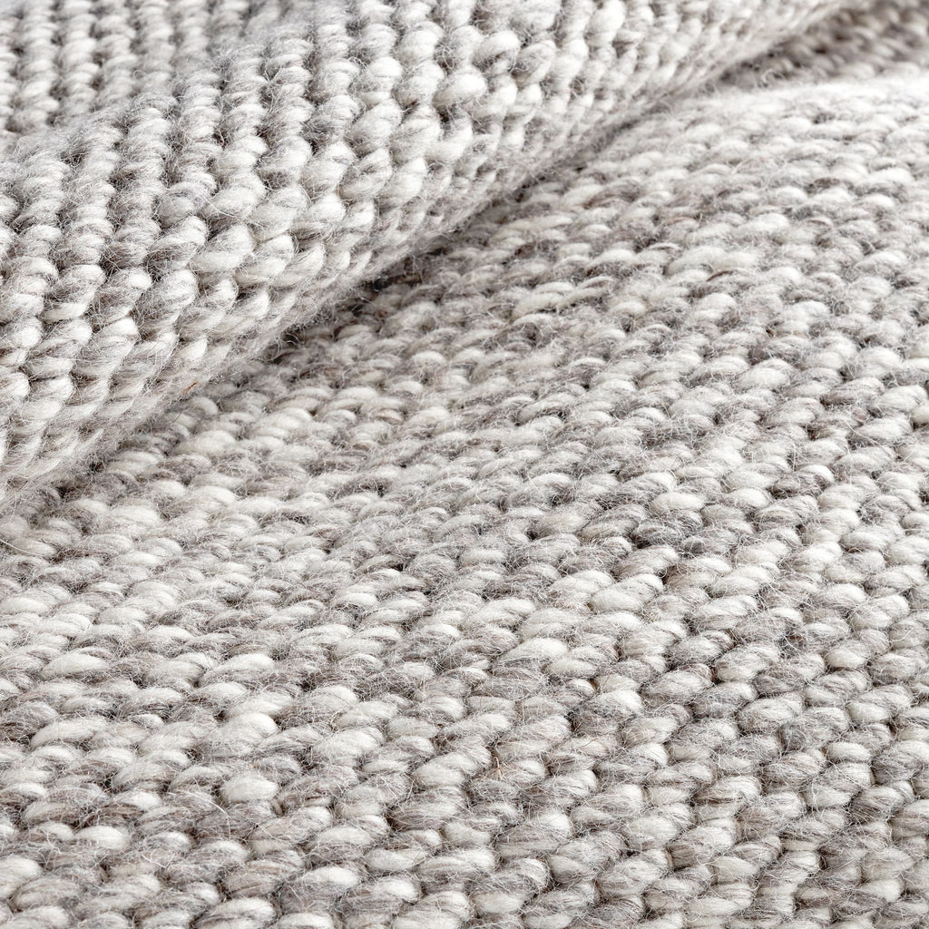 Loggia Grey Handwoven Wool Rug - DA1068 - 10x14