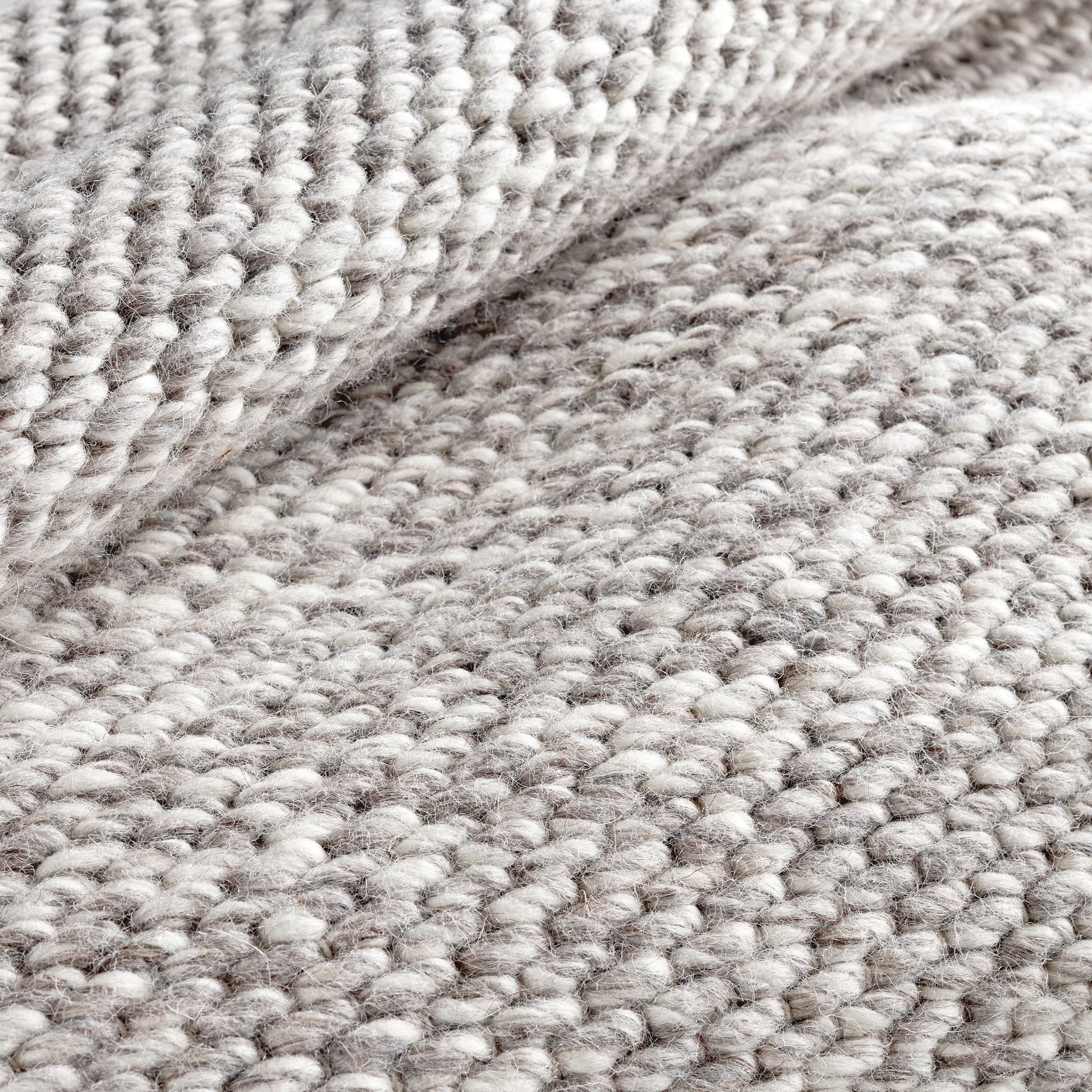 Loggia Grey Handwoven Wool Rug - DA1068 - 10x14
