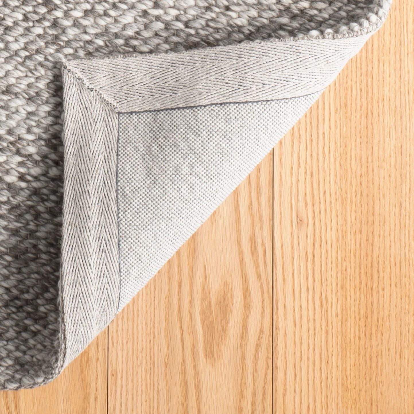 Loggia Grey Handwoven Wool Rug - DA1068 - 10x14