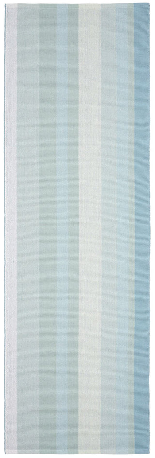Shore Stripe Handwoven Cotton Rug - DA1088 - Runner-2.5x12