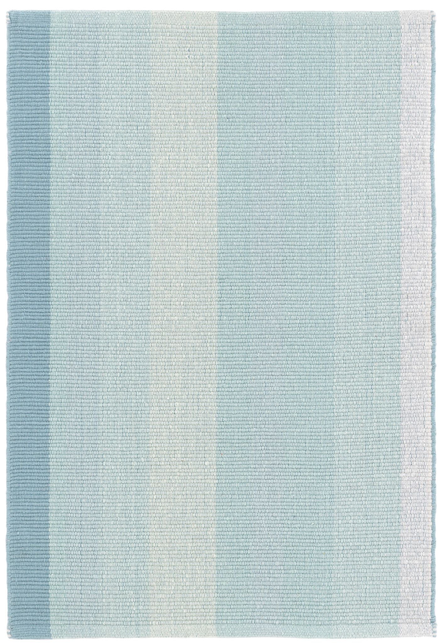 Shore Stripe Handwoven Cotton Rug - DA1088 - 9x12