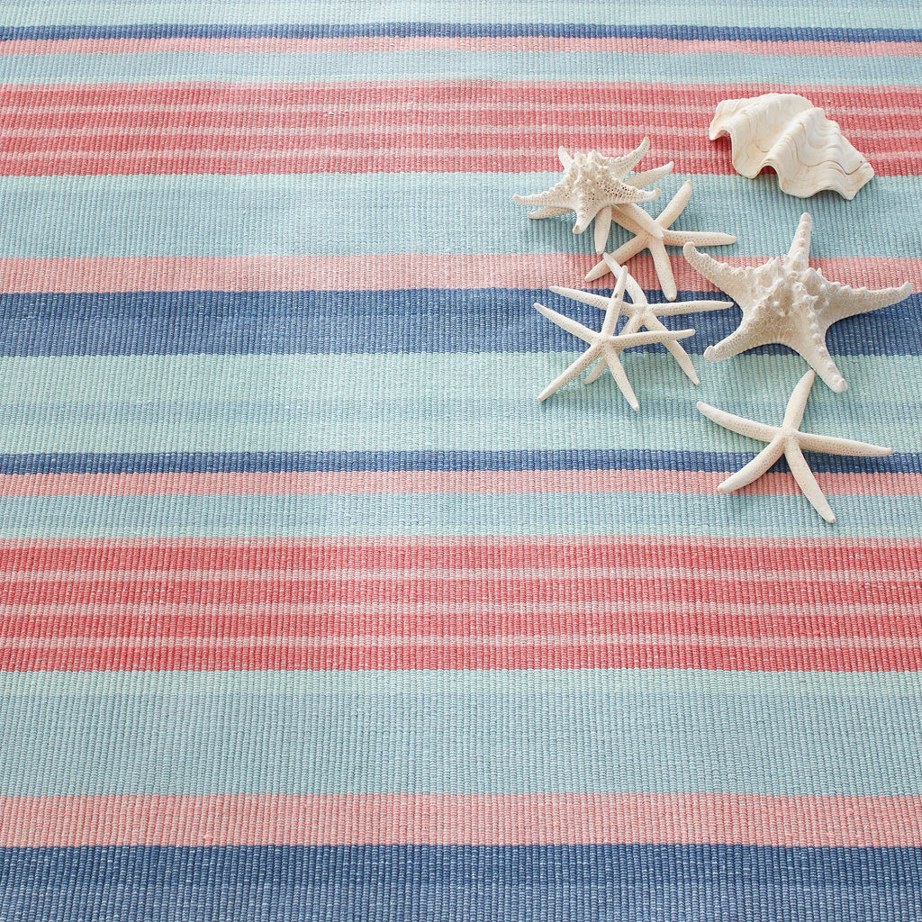 Aruba Stripe Handwoven Cotton Rug - DA1089 - Runner-2.5x12