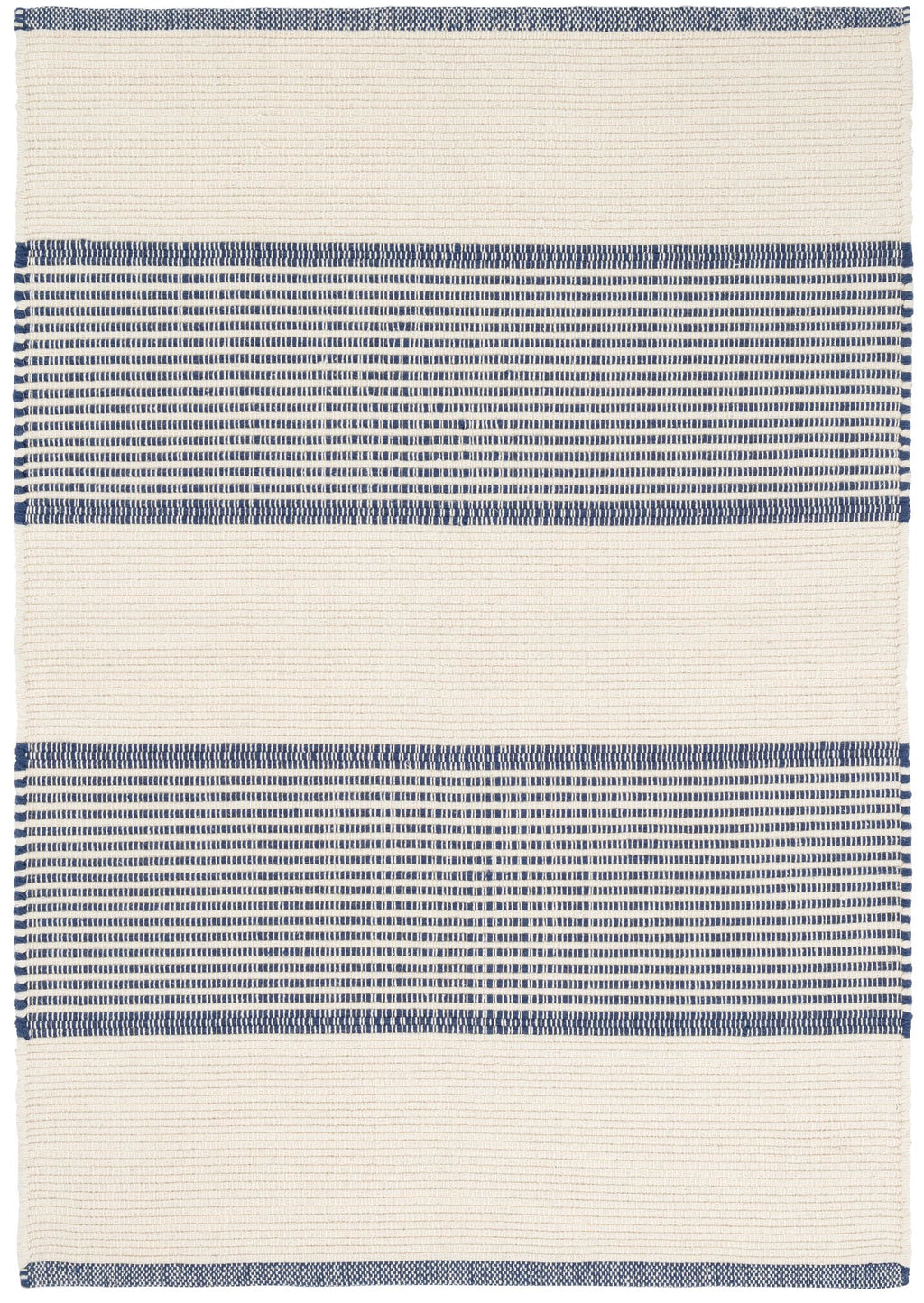 La Mirada Navy Handwoven Cotton Rug - DA1150 - 10x14