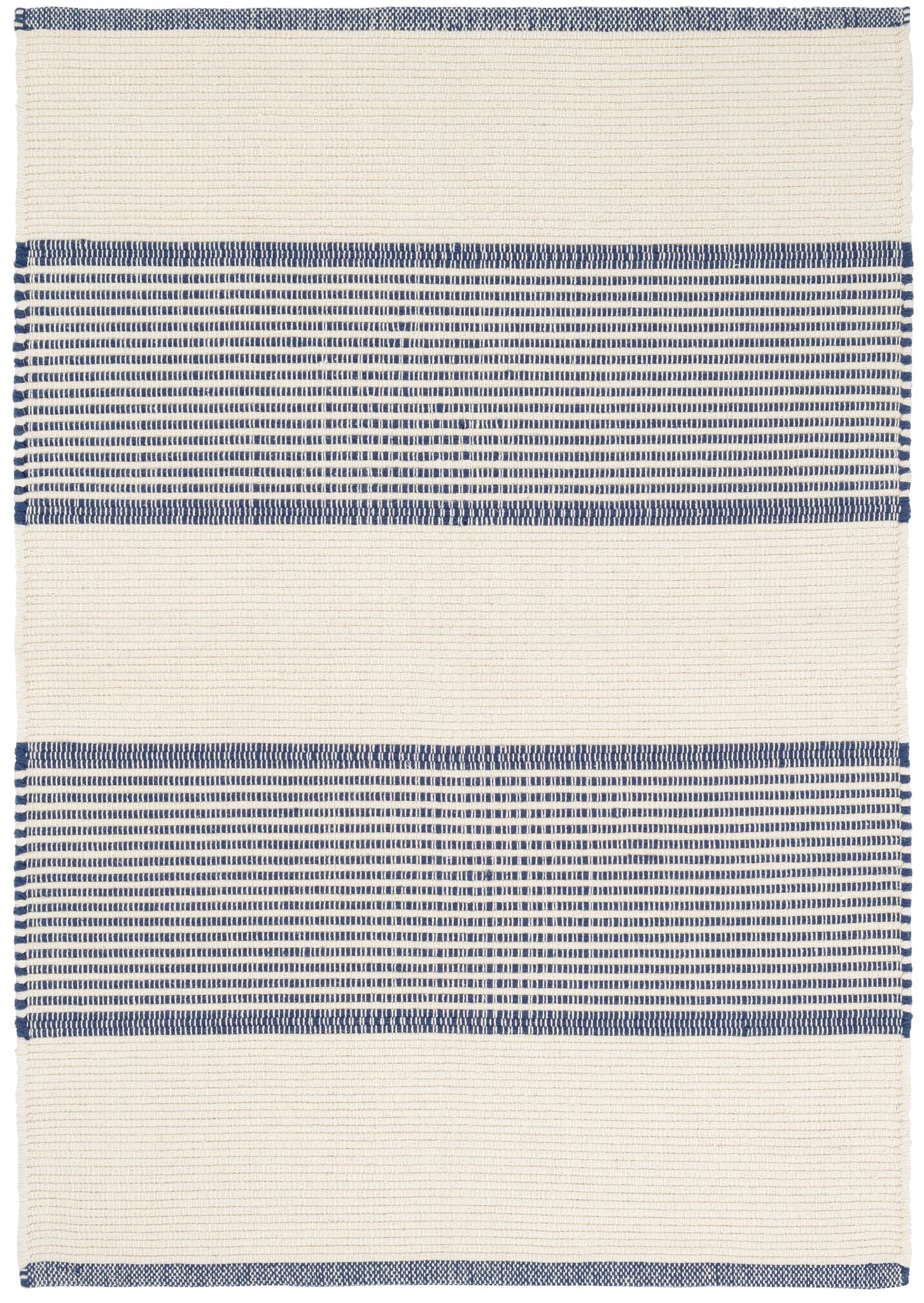 La Mirada Navy Handwoven Cotton Rug - DA1150 - 10x14