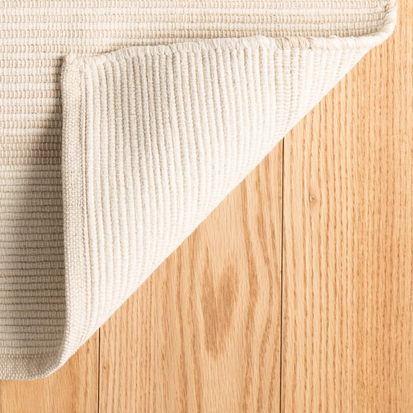 La Mirada Wheat Handwoven Cotton Rug - DA1151 - 10x14