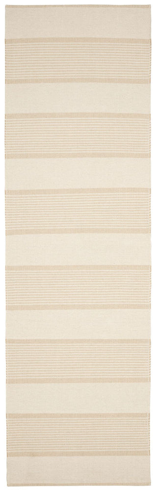 La Mirada Wheat Handwoven Cotton Rug - DA1151 - Runner-2.5x8