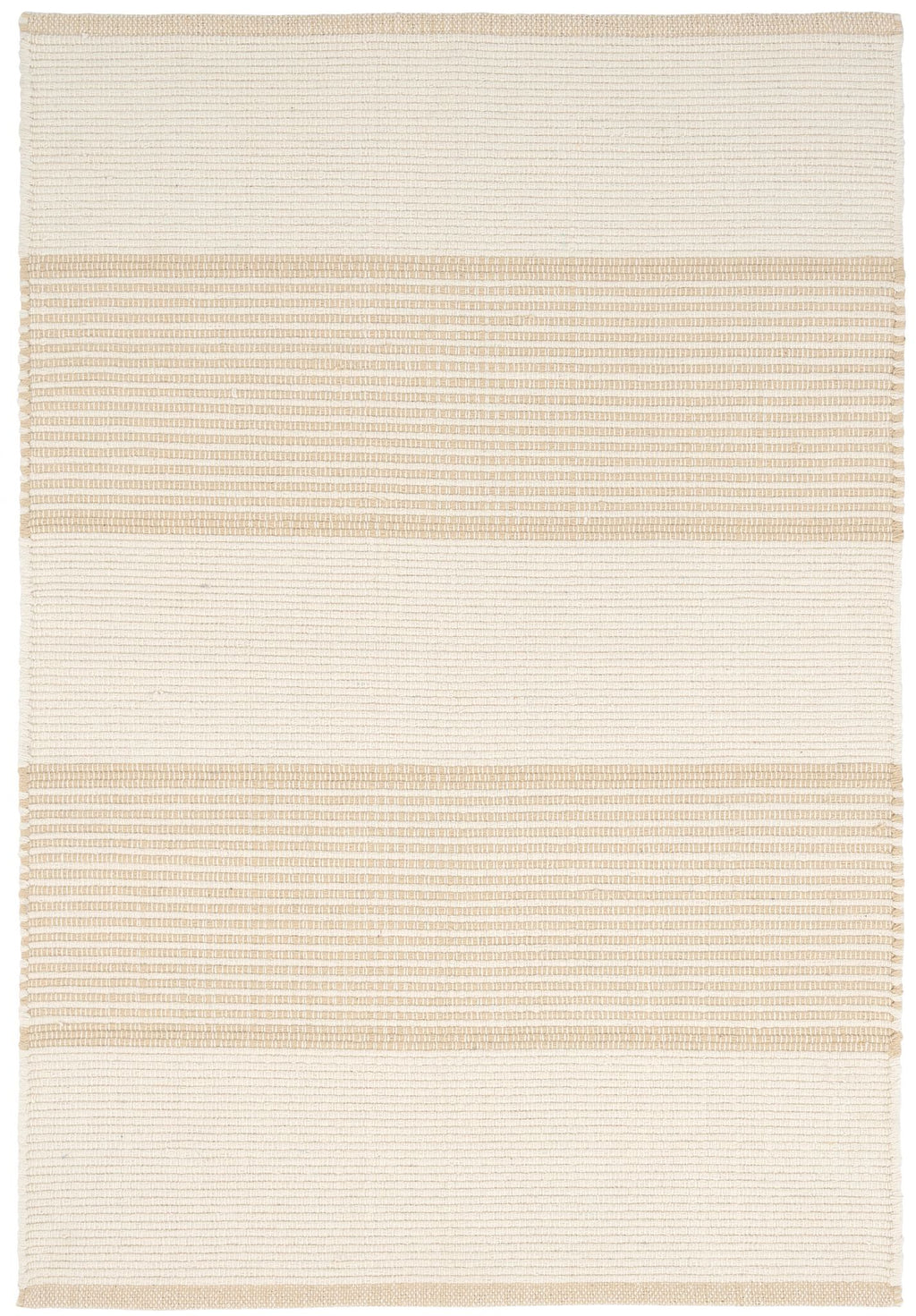 La Mirada Wheat Handwoven Cotton Rug - DA1151 - 10x14