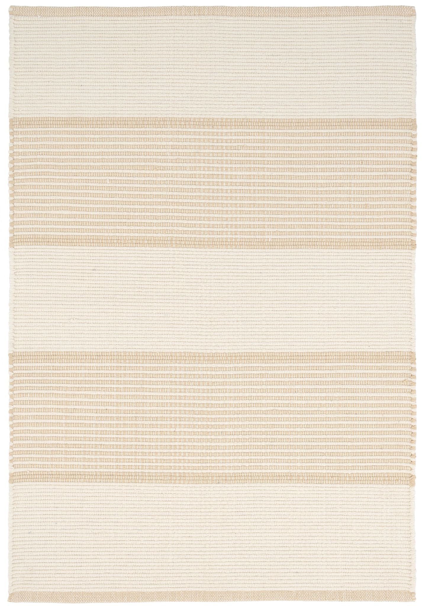 La Mirada Wheat Handwoven Cotton Rug - DA1151 - 10x14