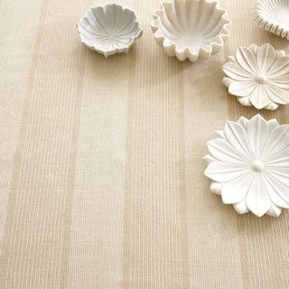 La Mirada Wheat Handwoven Cotton Rug - DA1151 - 10x14