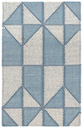 Ojai Blue Hand Loom Knotted Cotton Rug - DA1167 - 10x14