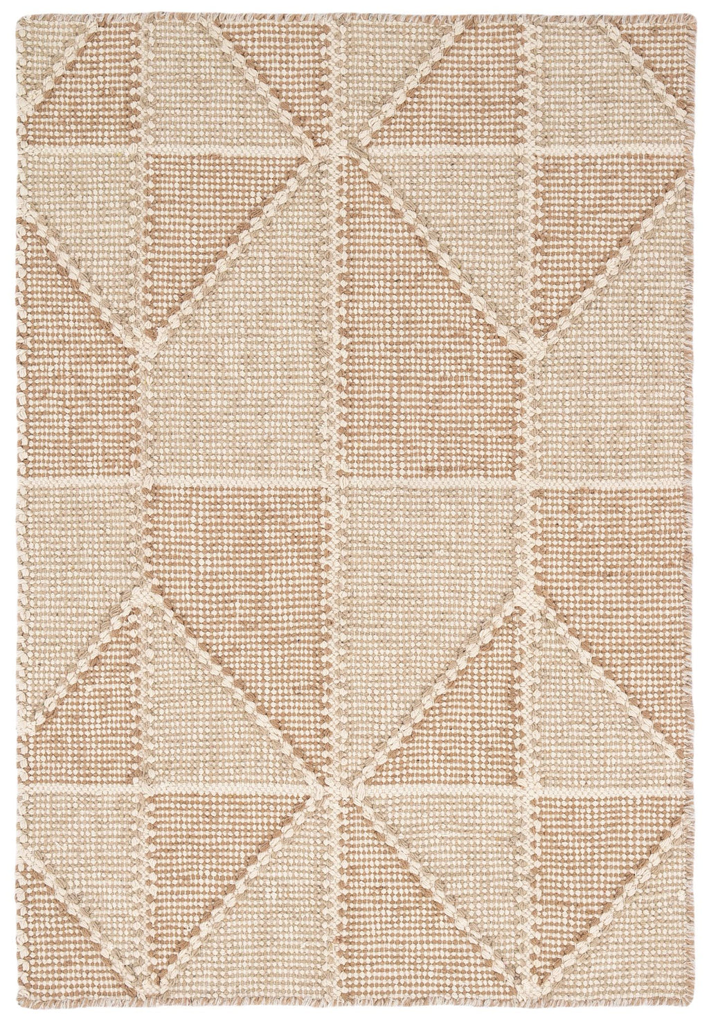 Ojai Wheat Hand Loom Knotted Cotton Rug - DA1168 - 10x14