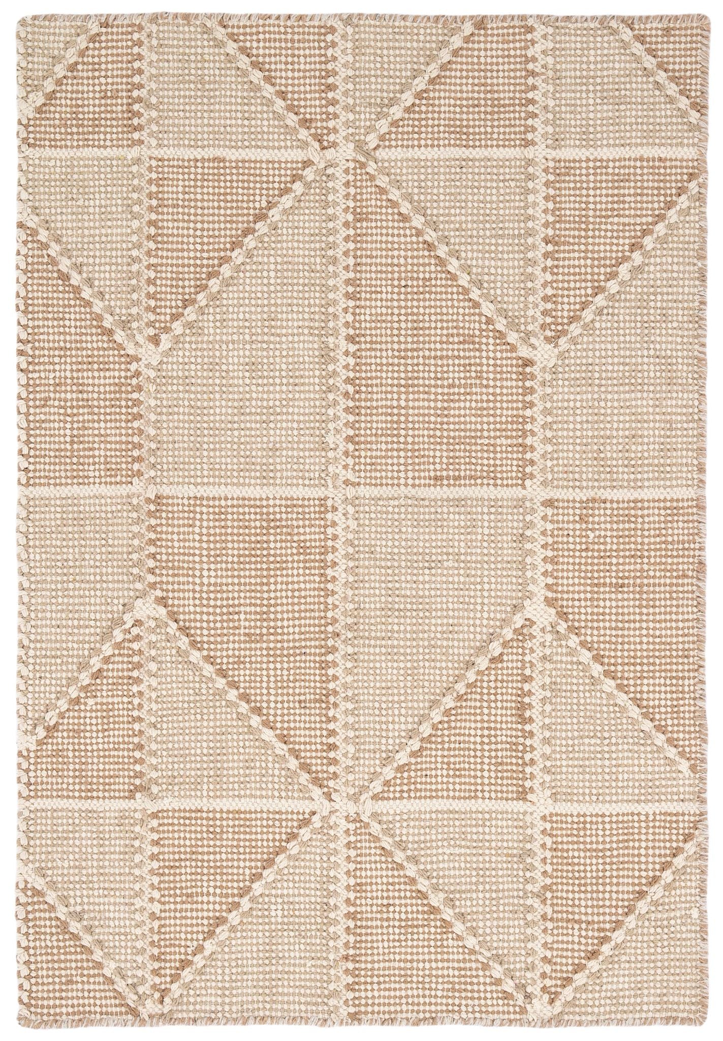 Ojai Wheat Hand Loom Knotted Cotton Rug - DA1168 - 10x14