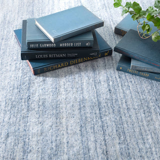 Nordic Blue Hand Loom Knotted Performance Rug - DA1181 - 12x18