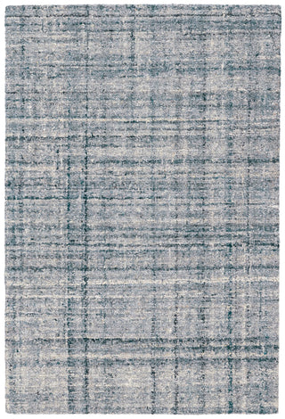 Harris Blue/Ivory Hand Micro Hooked Wool Rug - DA1183 - 10x14