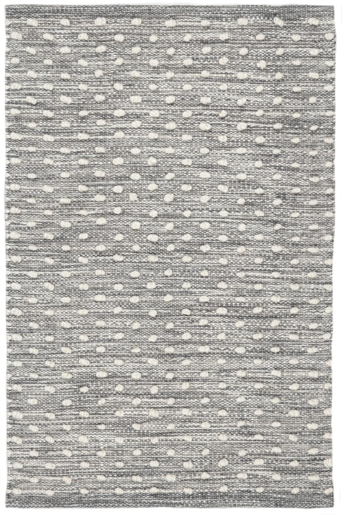 Hobnail Grey Handwoven Performance Rug - DA1191 - 10x14