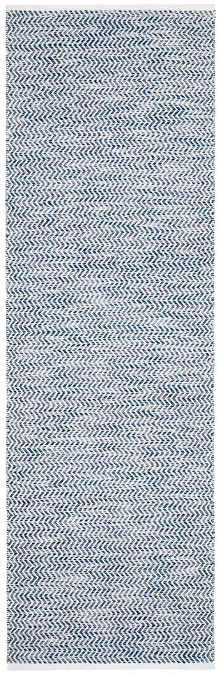 Coastal Blue Handwoven Indoor/Outdoor Rug - DA1336 - Runner-2.5x8