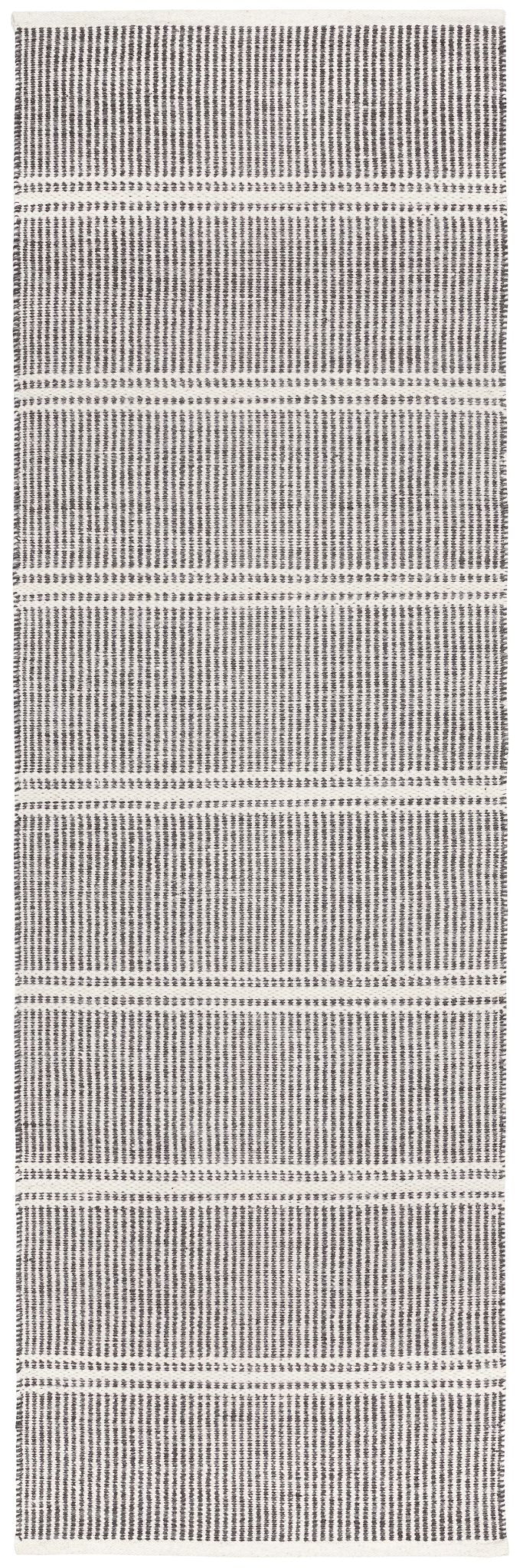 Malta Grey Handwoven Wool Rug - DA1337 - Runner-2.5x8