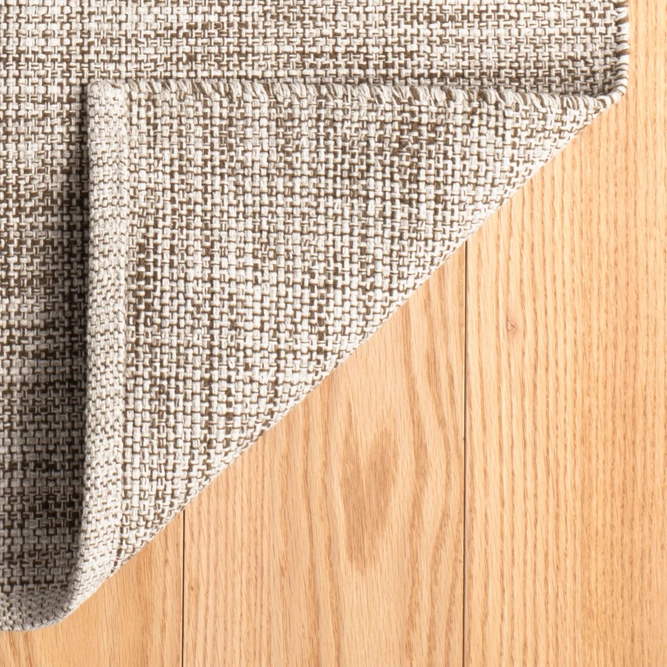Marled Brown Handwoven Cotton Rug - DA134 - Runner-2.5x12