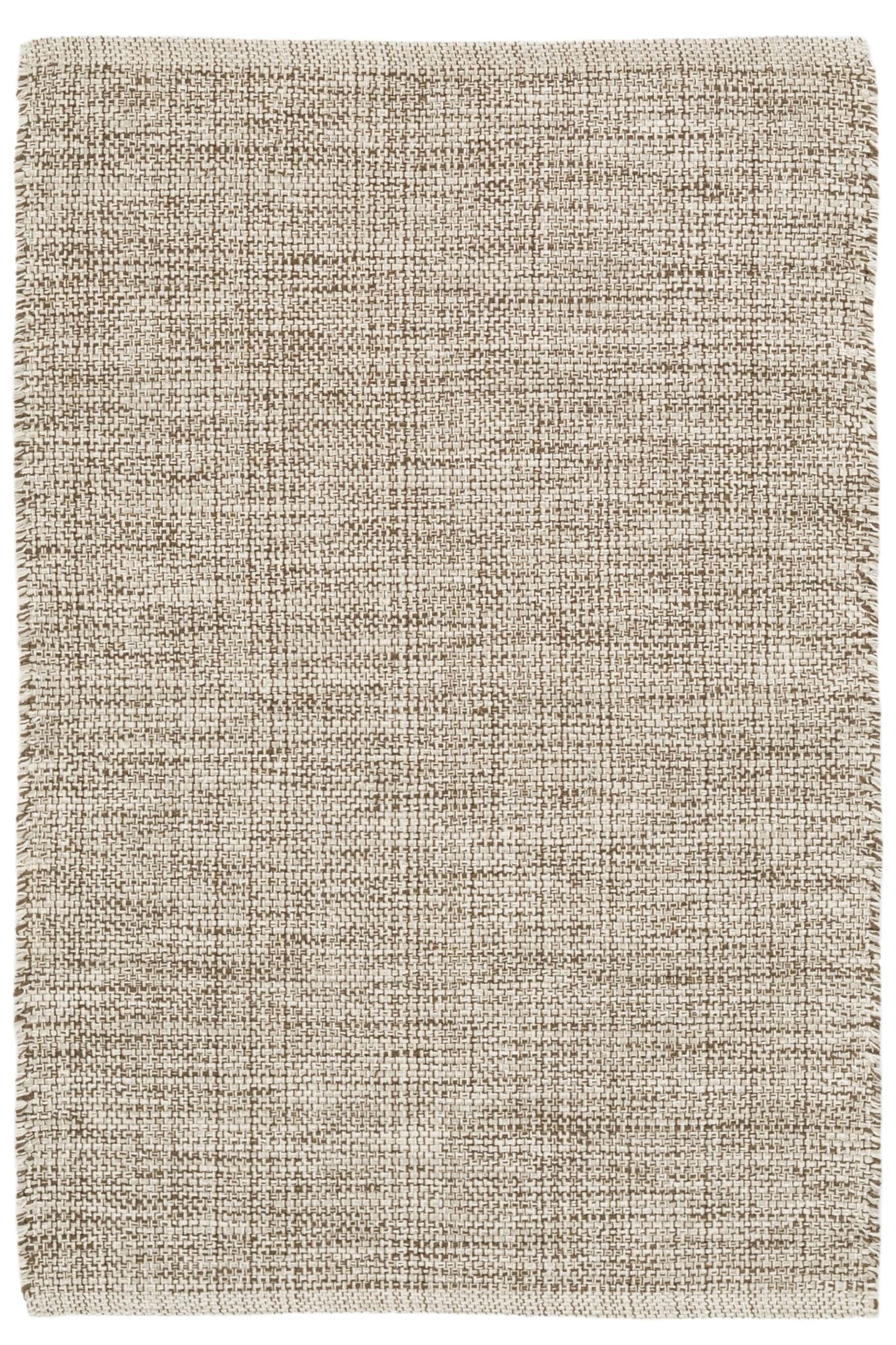 Marled Brown Handwoven Cotton Rug - DA134 - Runner-2.5x12