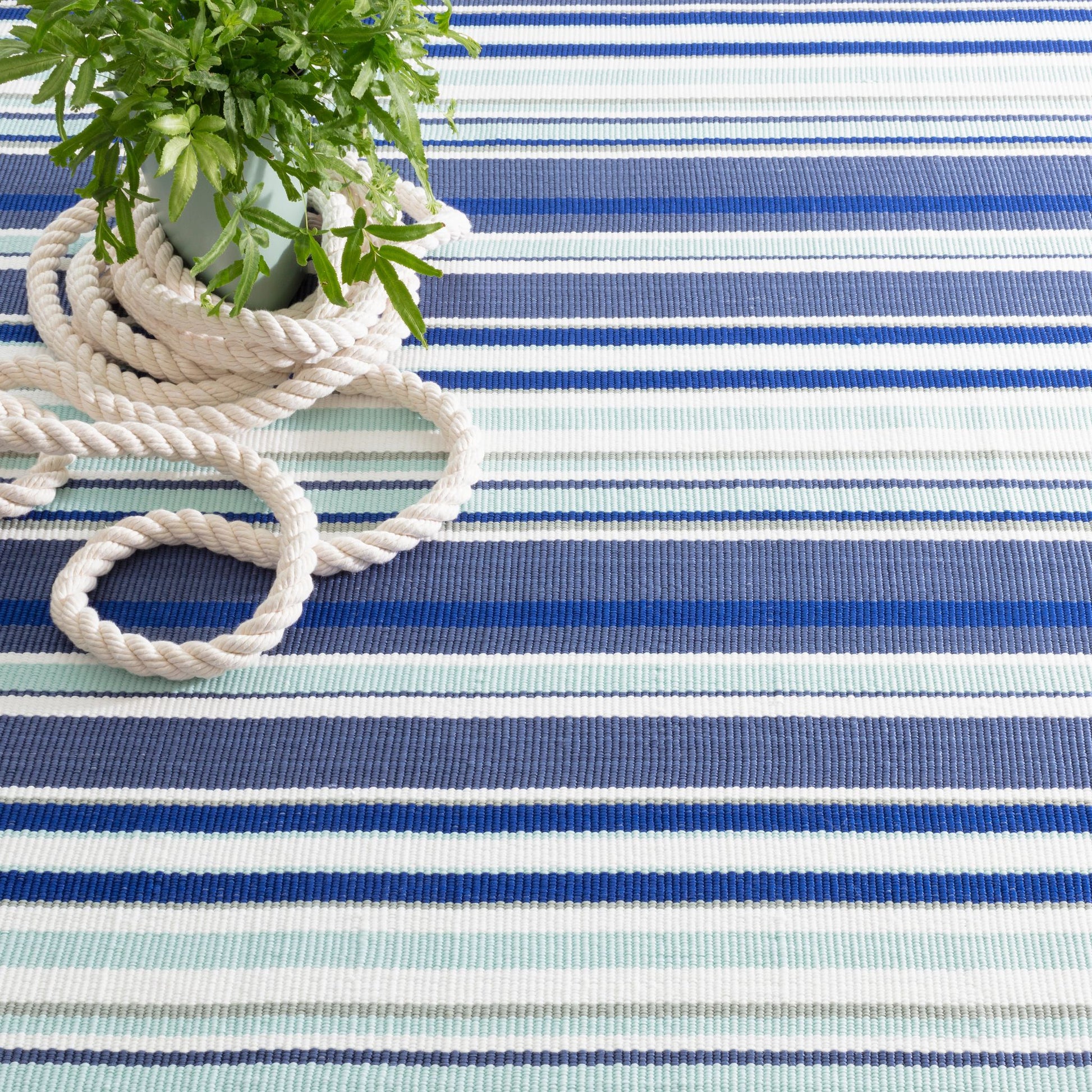Skyler Stripe Handwoven Indoor/Outdoor Rug - DA1360 - 9x12