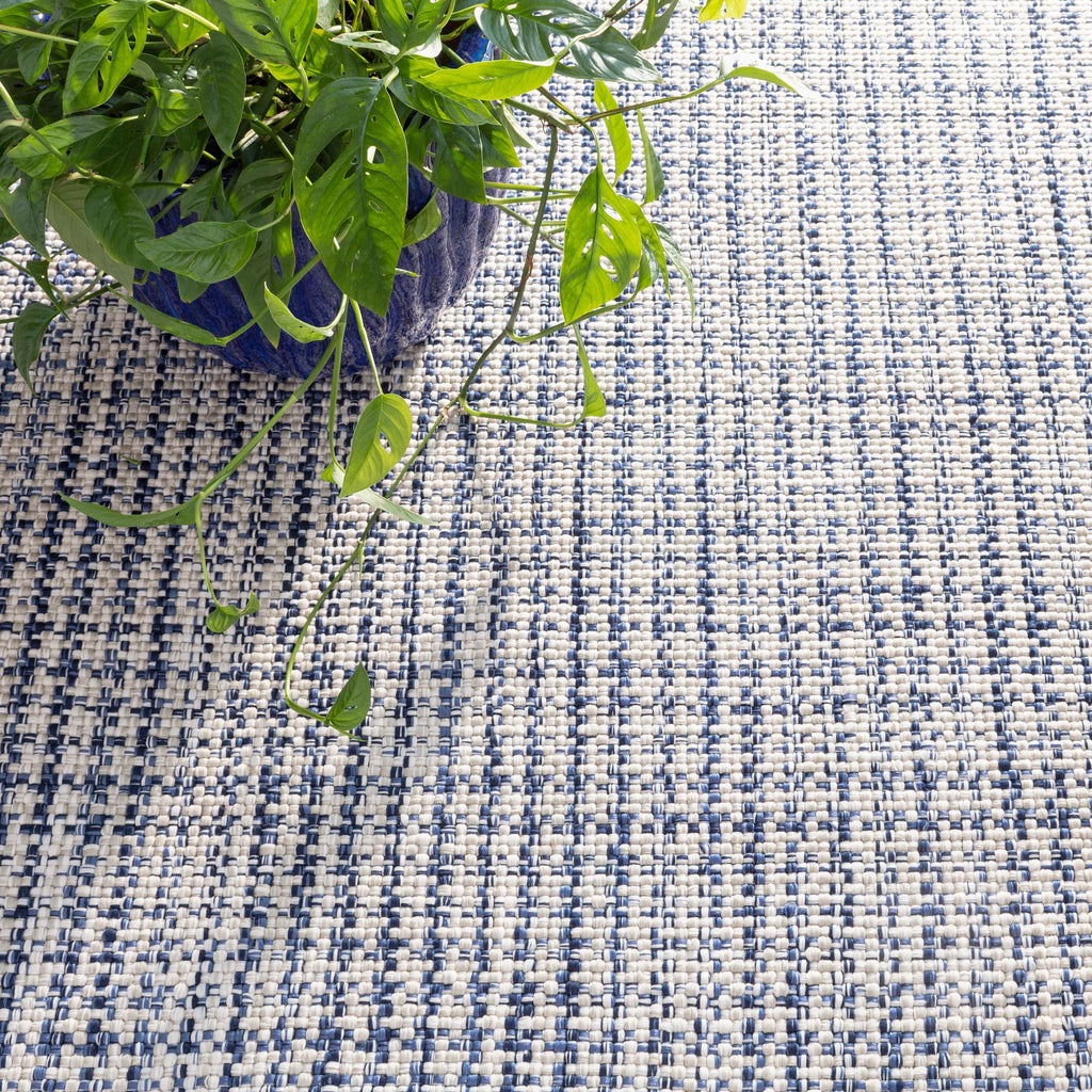 Journey Blue Handwoven Indoor/Outdoor Rug - DA1366 - 10x14