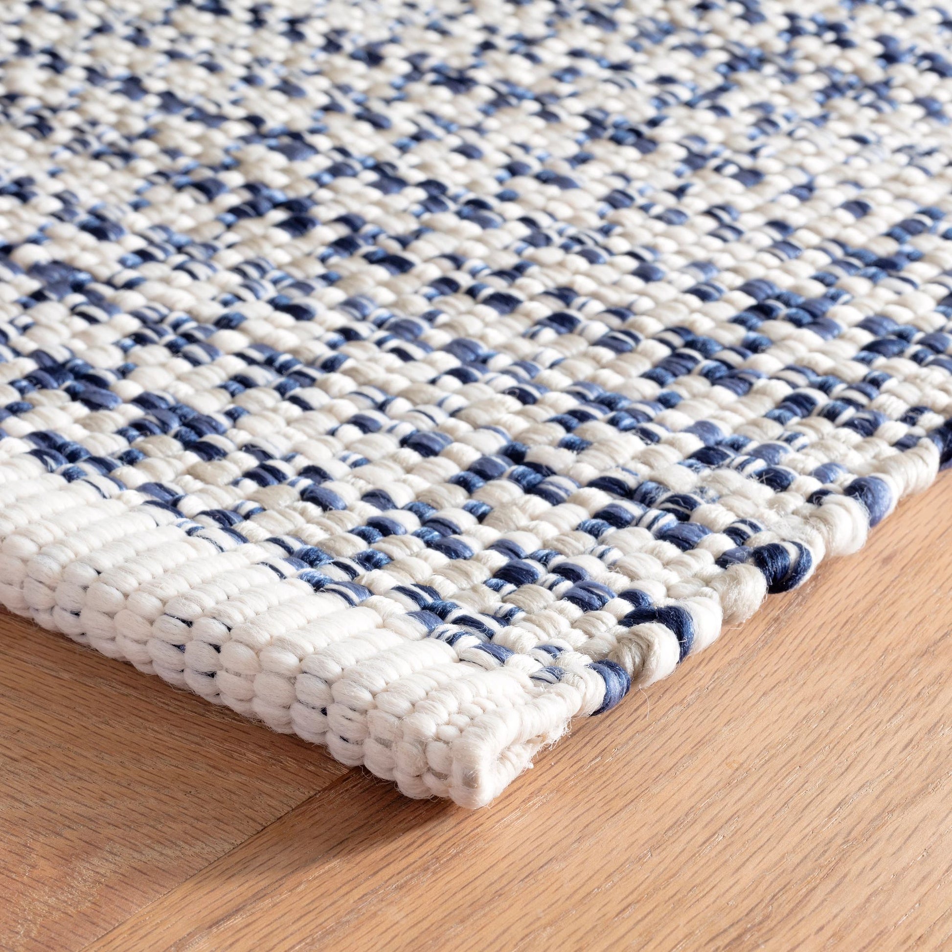 Journey Blue Handwoven Indoor/Outdoor Rug - DA1366 - 10x14