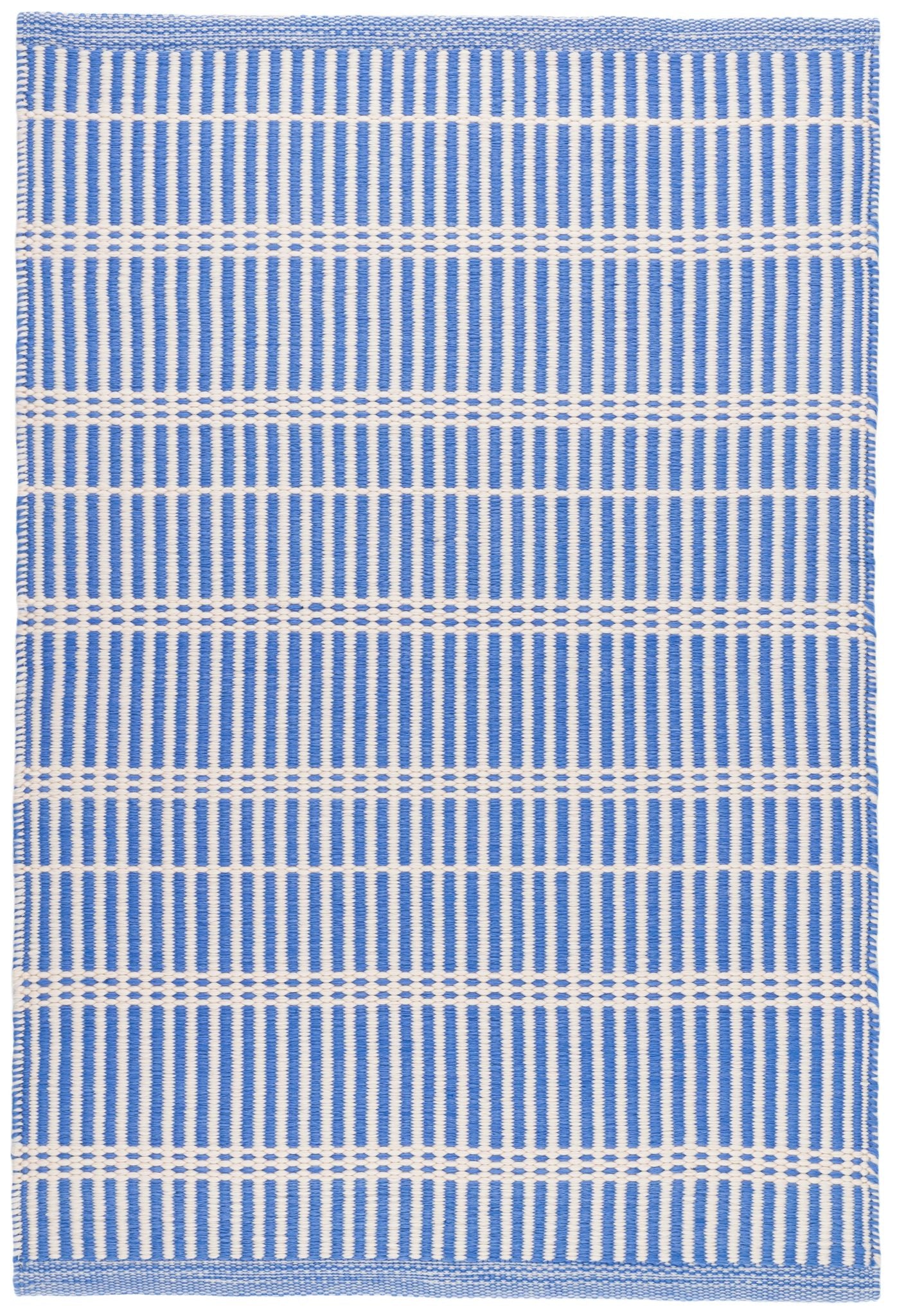 Marlo French Blue Handwoven Indoor/Outdoor Rug - DA1369 - 2x3