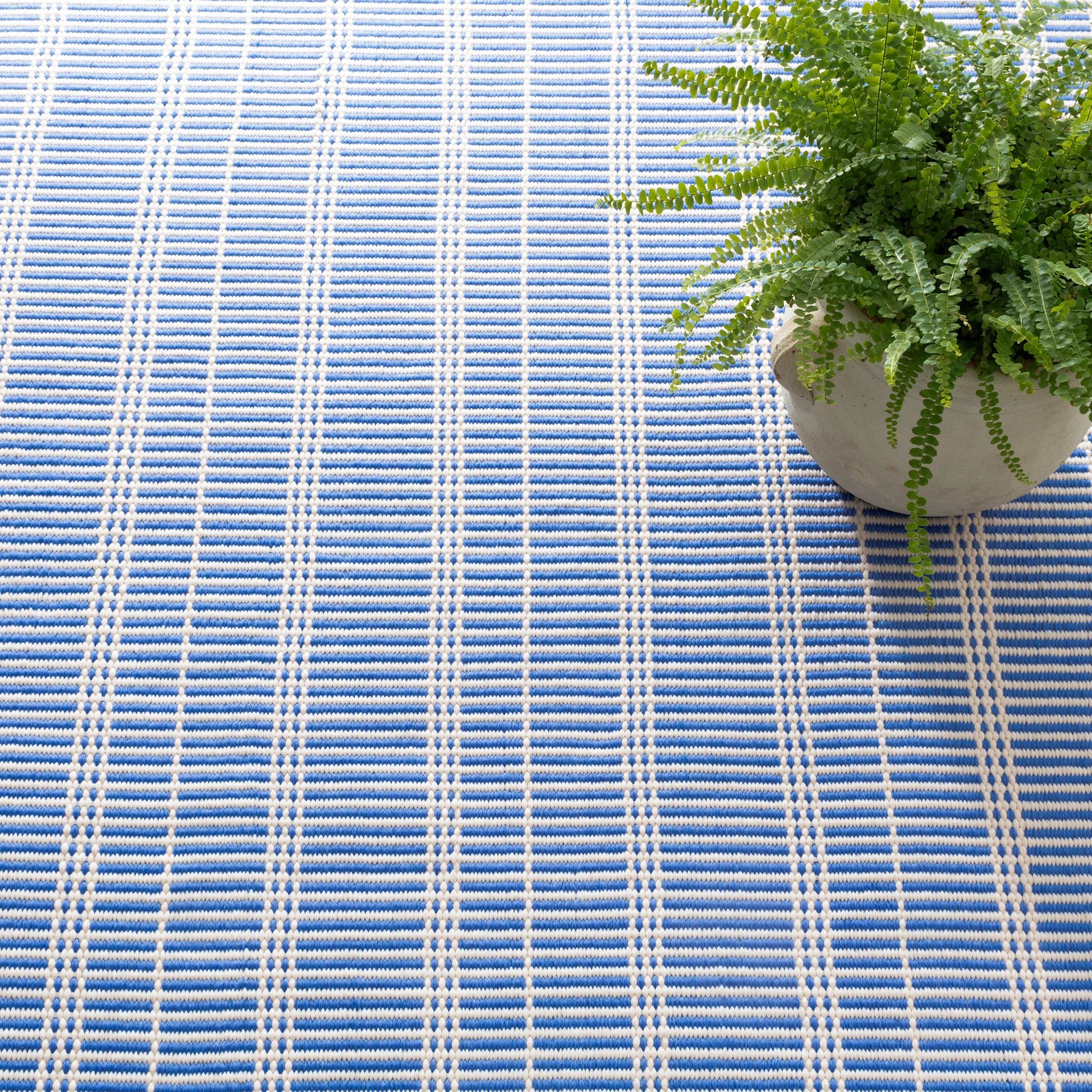 Marlo French Blue Handwoven Indoor/Outdoor Rug - DA1369 - 2x3