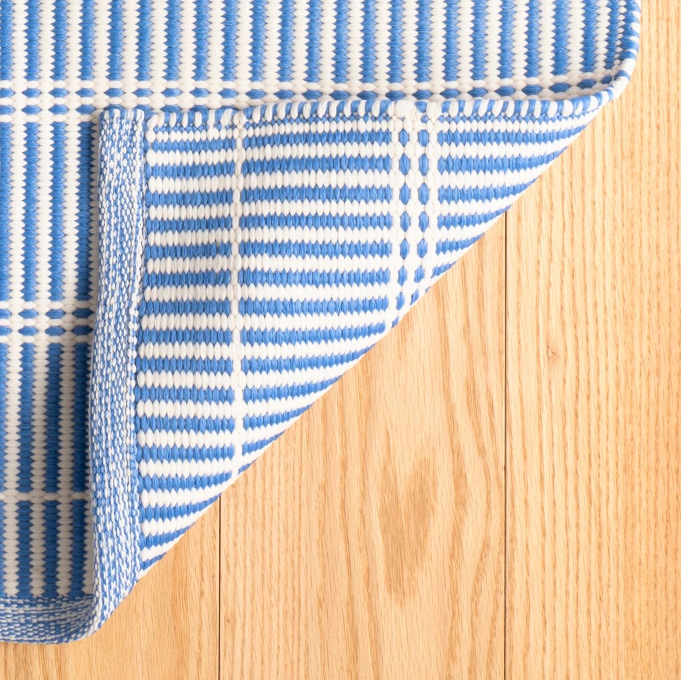 Marlo French Blue Handwoven Indoor/Outdoor Rug - DA1369 - 2x3
