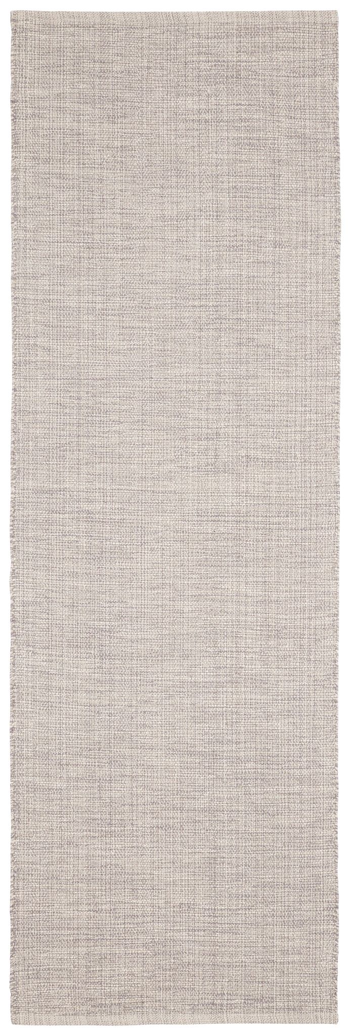 Marled Grey Handwoven Cotton Rug - DA136 - Runner-2.5x12