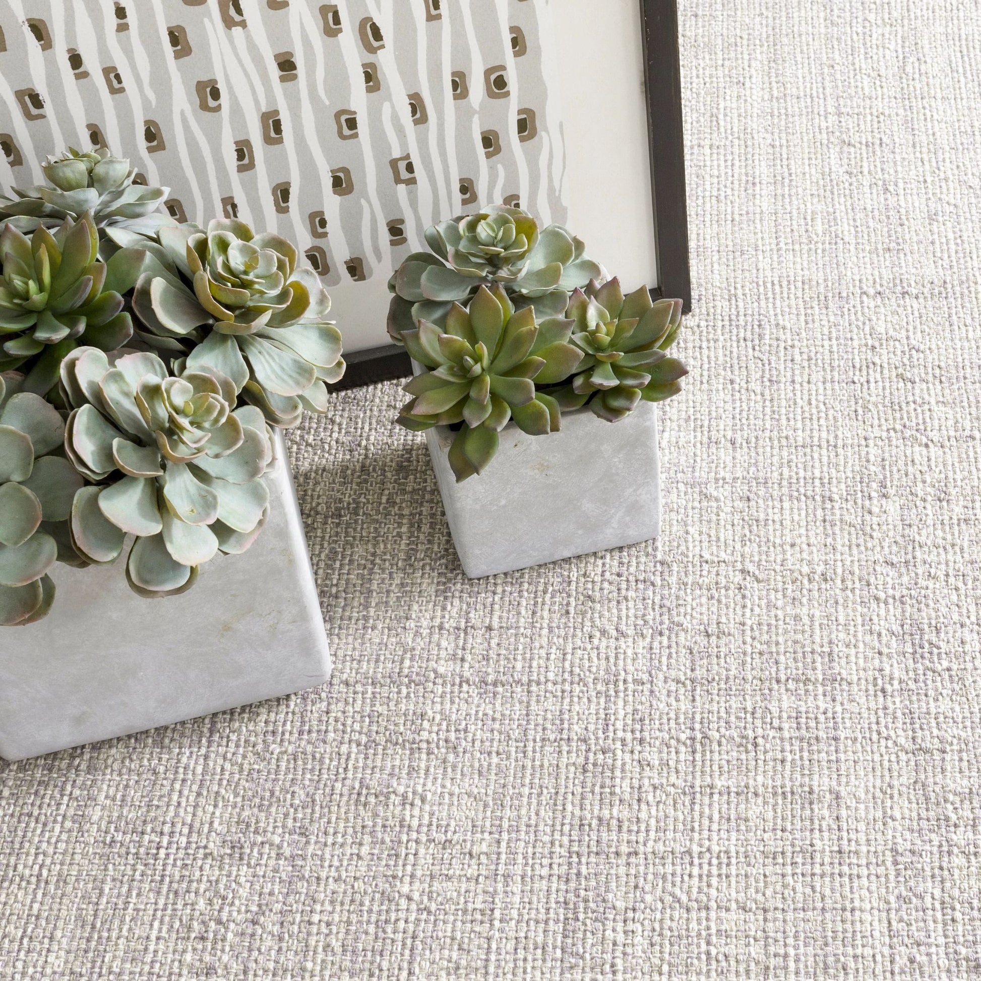 Marled Grey Handwoven Cotton Rug - DA136 - Runner-2.5x12