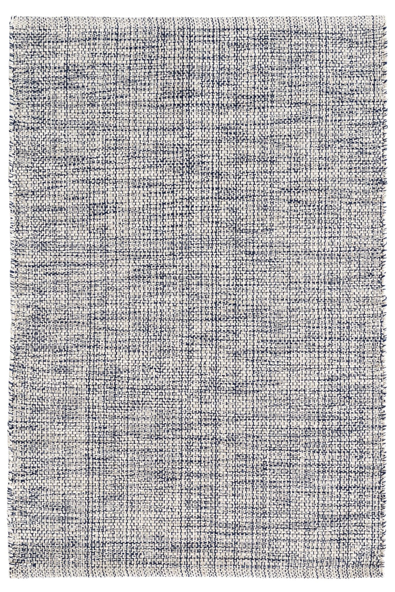 Marled Indigo Handwoven Cotton Rug - DA138 - Runner-2.5x12