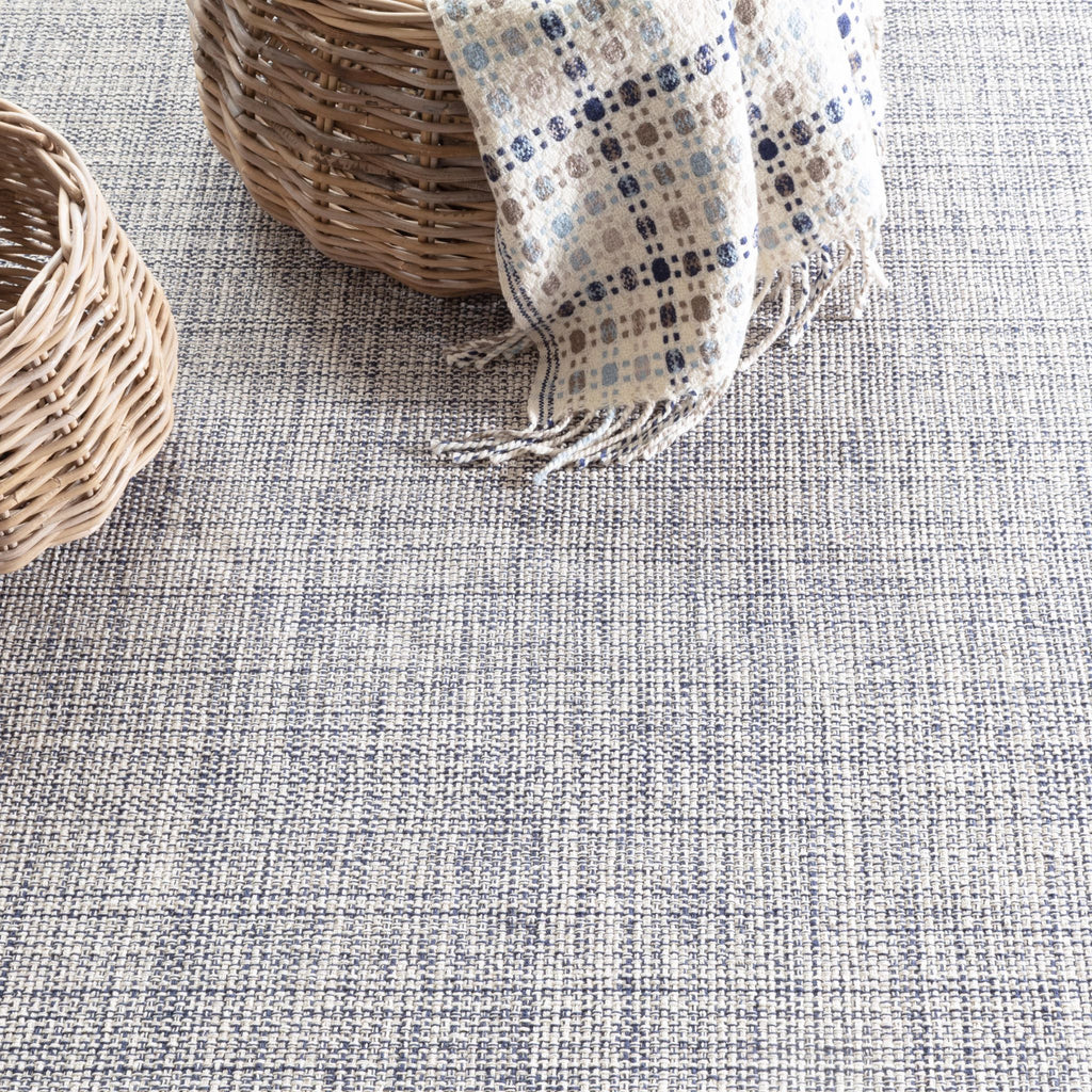 Marled Indigo Handwoven Cotton Rug - DA138 - Runner-2.5x12