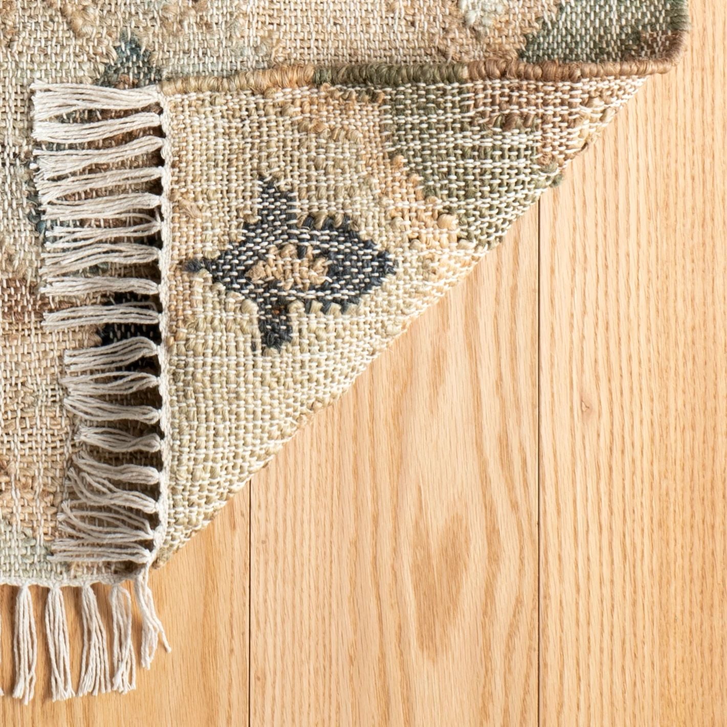 Pali Blue Handwoven Jute Rug - DA1399 - 10x14